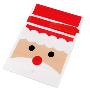 Sek vnon se stuhou Santa 12x17 cm 1 ks