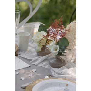 Vza kulat Taupe 9x6,5 cm