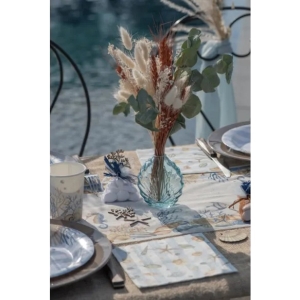 Vza sklenn tyrkysov mule 10cm