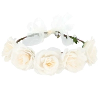Věneček květinový Bílé růže