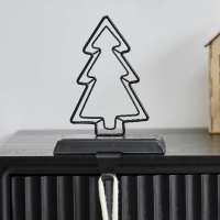 Věšáček na vánoční punčochu Stromeček 14 x 9 cm