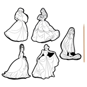 Vykrbac obrzky Disney Princezny - samolepky 5 ks