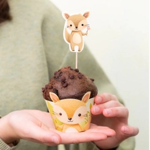 Zpichy na dort Lesn zvtka 9 ks