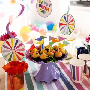 Zpichy vlajeky mix barev 10 ks