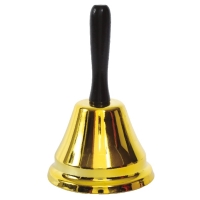 Zvonek Vánoční zlatý 20 cm