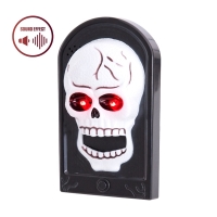 Zvonek halloweenská lebka