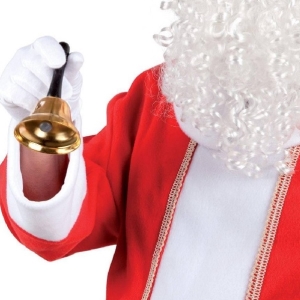 Zvonek V�no�n� zlat� 12,5 cm