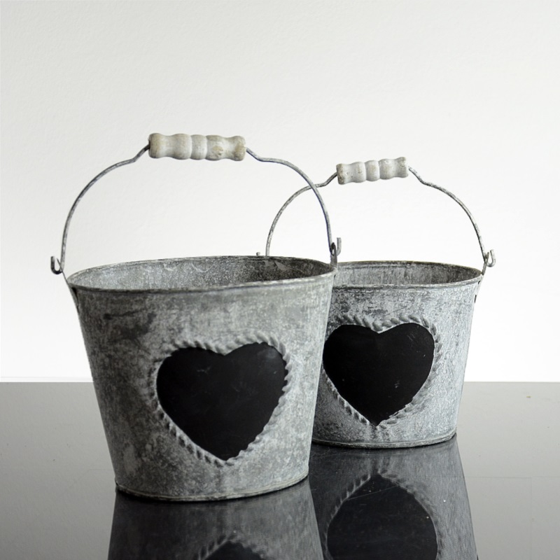 Plechové oválné nádoby 1 a 1 ks