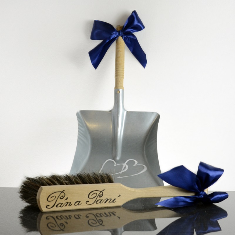 Set smet��ek a lopatka s modrou ma�l� 1 ks