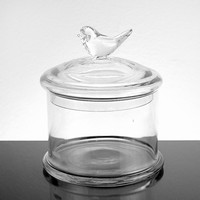 N�doba sklen�n� s pt��kem - k dispozici 1 ks