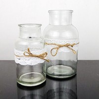 sk060-V�za s �zk�m hrdlem men�� s krajkou set