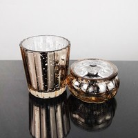 sk074-R��ov� zlato n�doby na sv��ky set