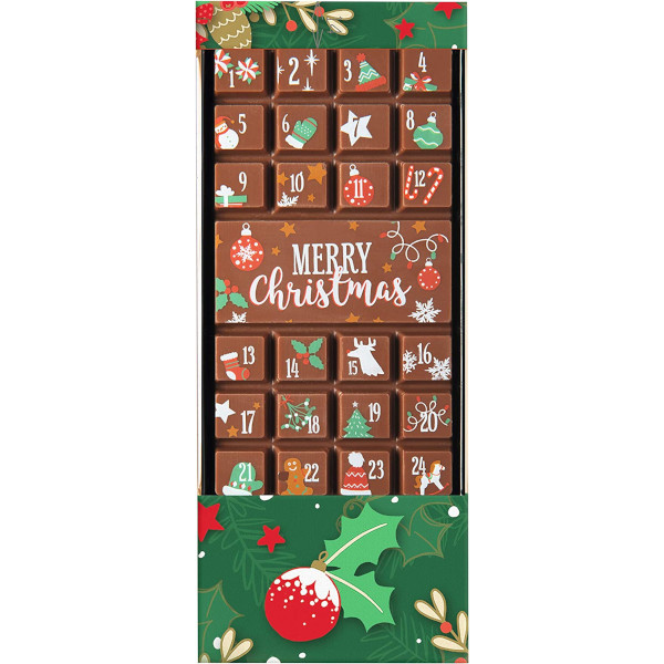 Adventní kalendář s mléčnou čokoládou 70 g