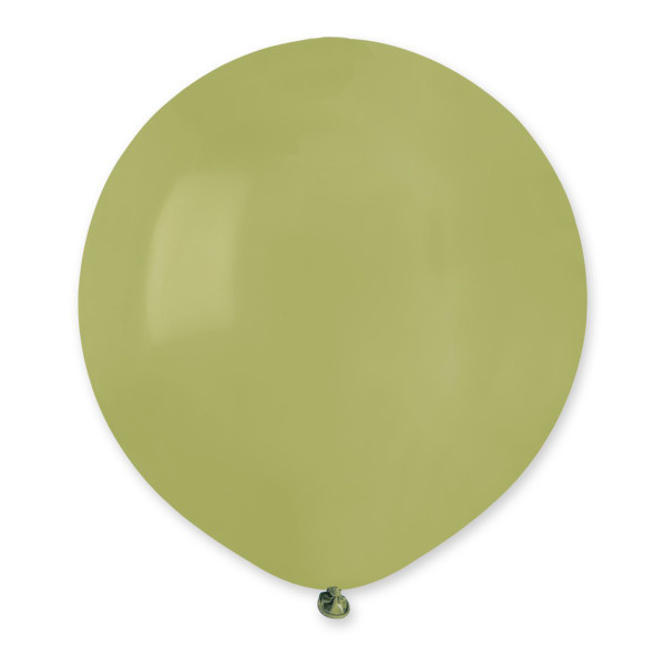 Balónek latexový olivový 48 cm 1 ks