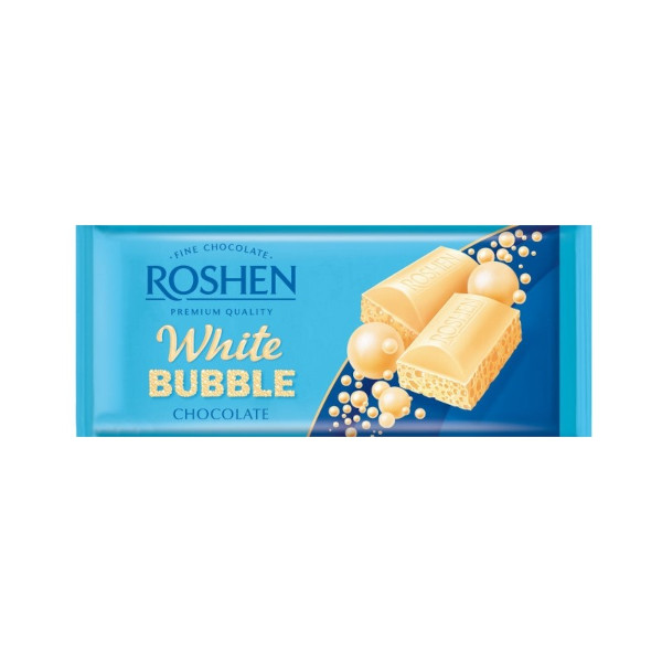 Bílá čokoláda s bublinkami 80 g
