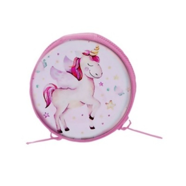 Kovová krabička na zip Jednorožec