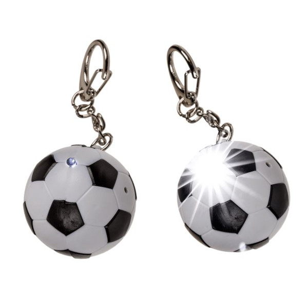 LED klíčenka s melodií Fotbalový míč 3,5cm 1ks