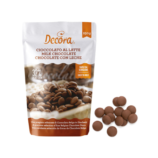 Mléčná čokoláda v peckách 250 g
