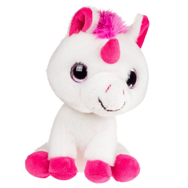 PLYŠOVÁ hračka Jednorožec růžový 15 cm