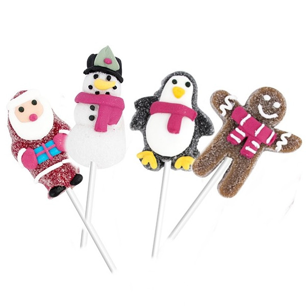 Želé lízátka Christmas mix druhů 10 g 1 ks