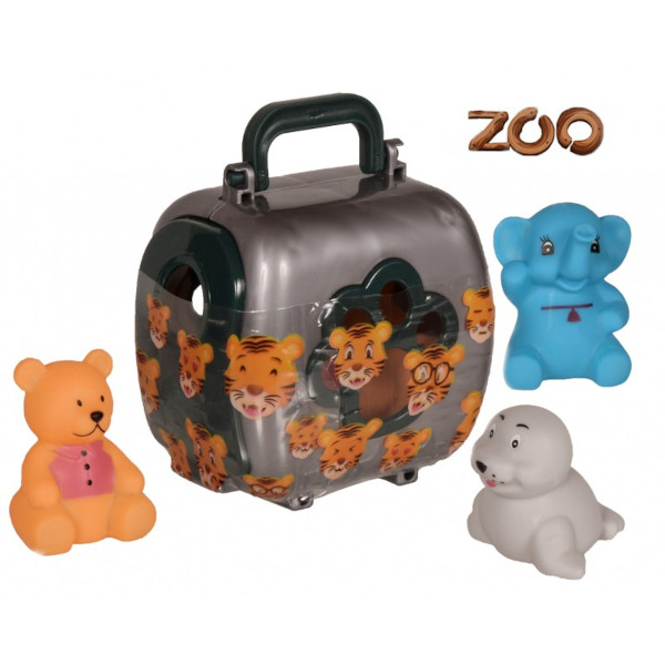 Zvířátko v přepravce s cukrovinkou ZOO