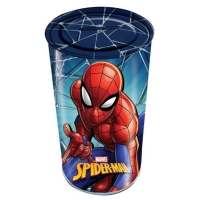Pokladnička kovová Spiderman s cukrovinkou