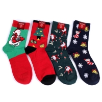 Vánoční ponožky v dárkovém modrém balení 2 ks vel. 39-42