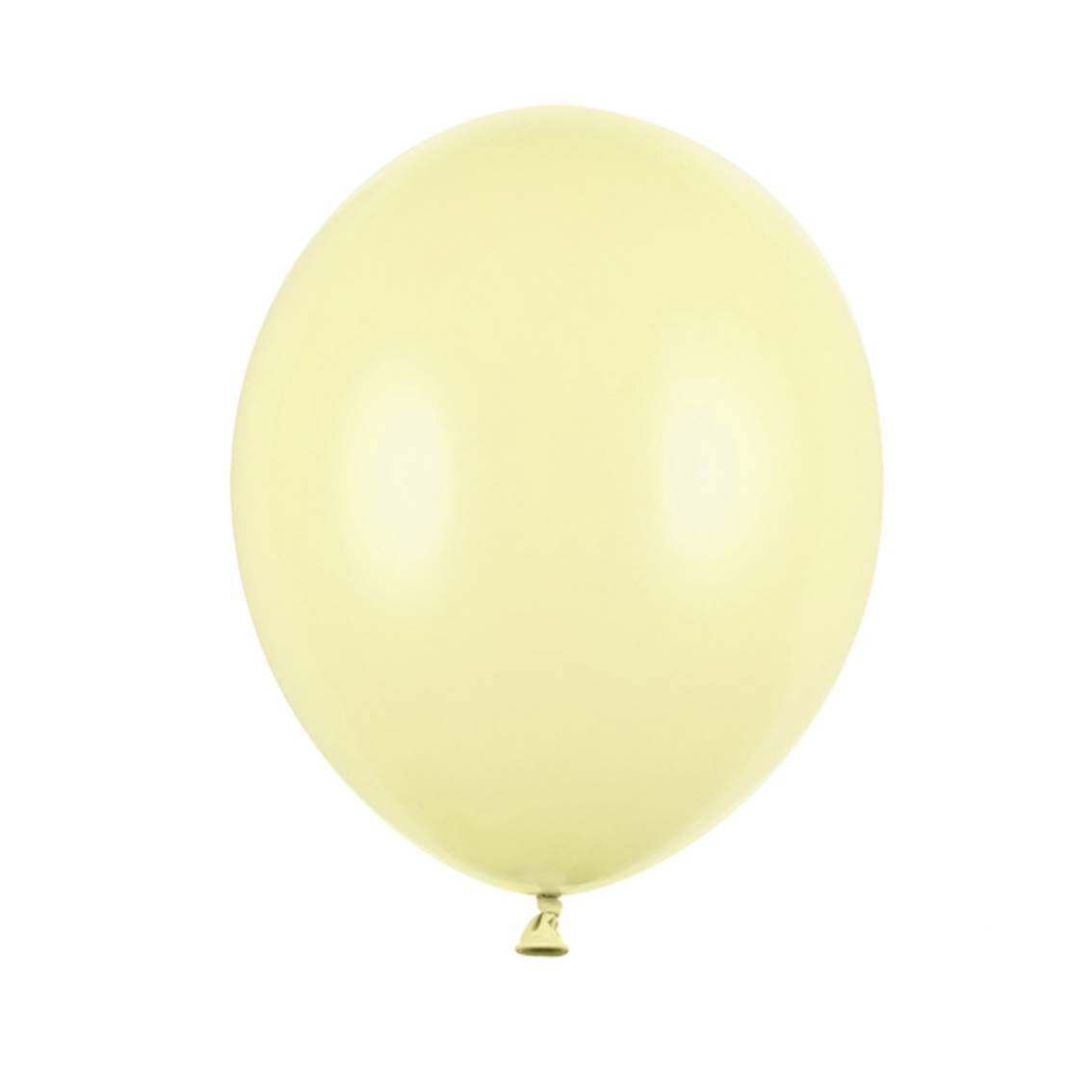 Balónek latexový světle žlutý 30 cm 1 ks