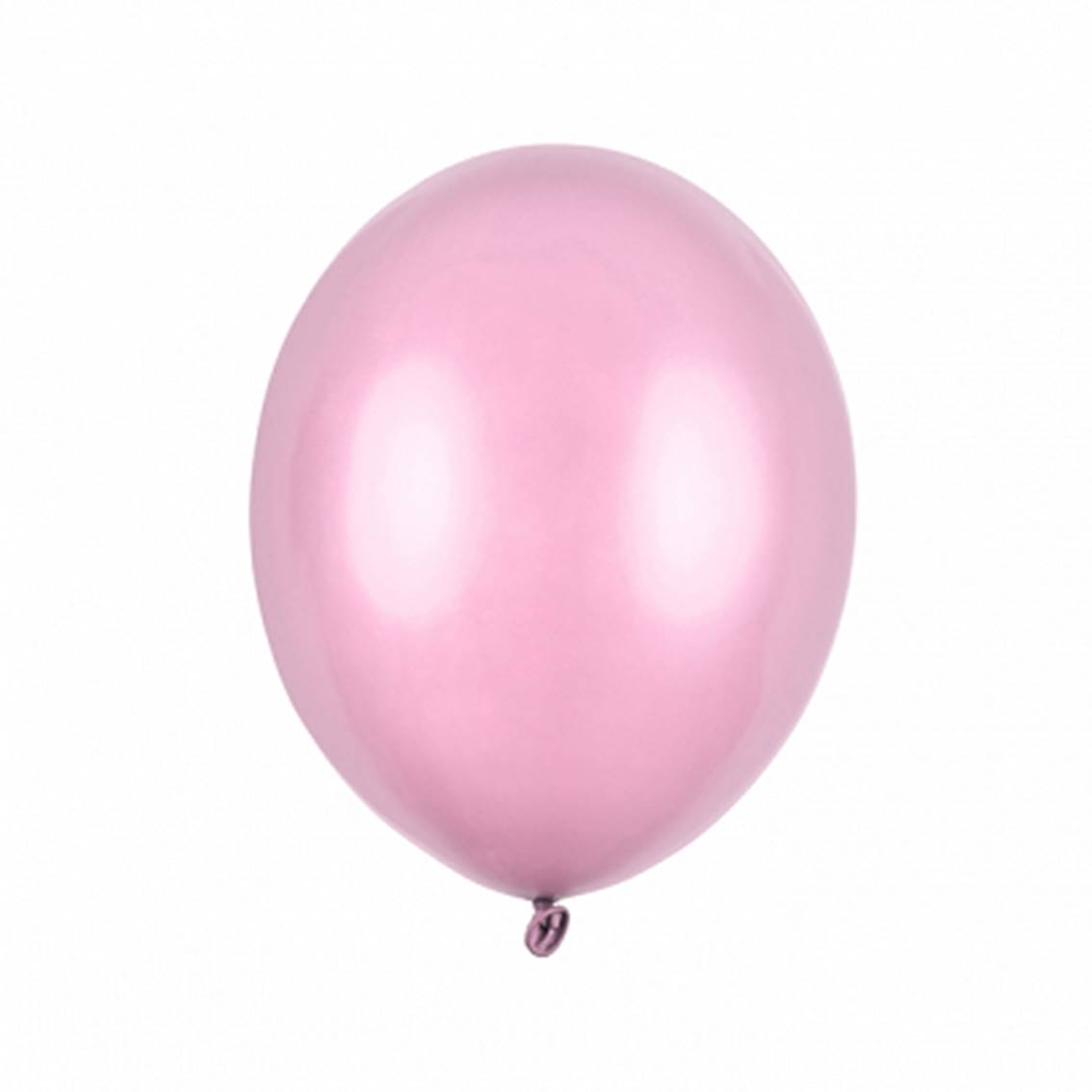 Balónky latexové metalické – 27 cm růžová 100 ks