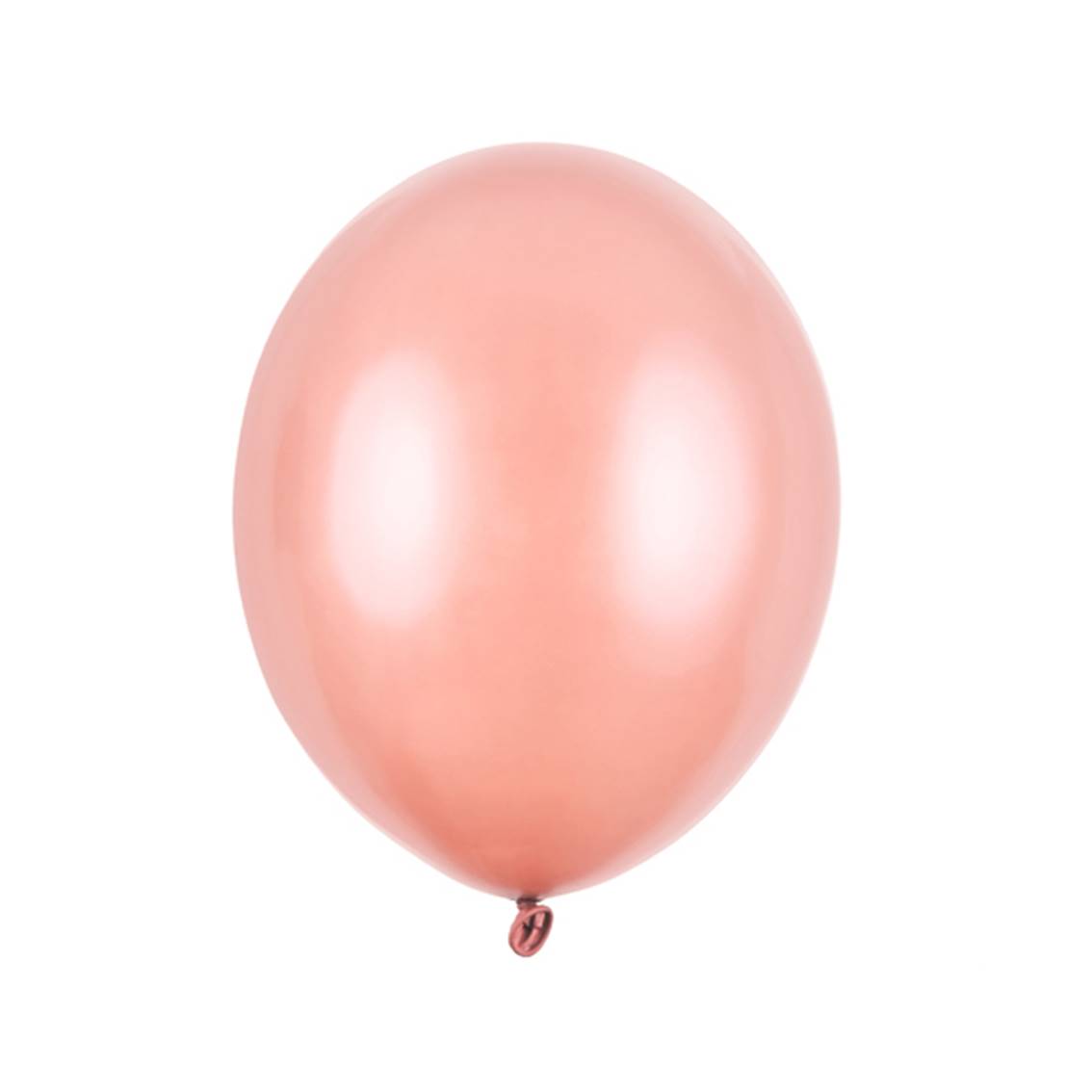 Balónky latexové metalické – 27 cm růžové zlato 100 ks