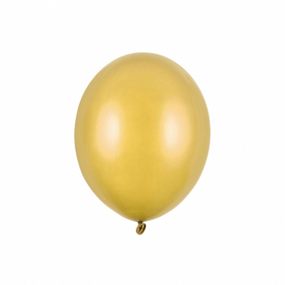 Balónky metalické zlaté 12 cm 100 ks