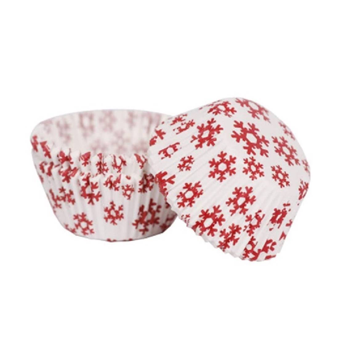 KOŠÍČKY na cupcakes Vločky 64ks