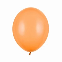 Balónek latexový 30 cm sv.oranžová 1 ks