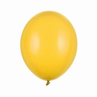 Balónek nafukovací pastelový medově žlutý 30 cm