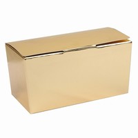 Set krabičky dárkové na čokoládu zlaté 1000g 1 ks