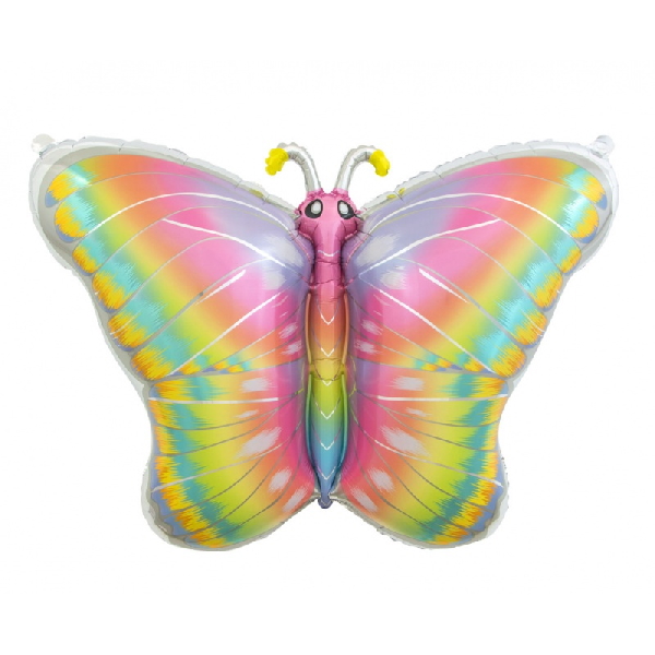 Balónek fóliový pastelový Motýl 64 x 53 cm