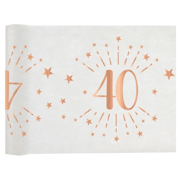 ŠERPA stolová Sparkling 40. narozeniny 30 cmx 5 m