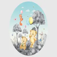 Samolepící vliesová fototapeta na zed' Zvířecí Dýchánek | 70 x 70 cm | CR 3245 - 005