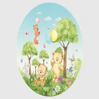 Samolepící vliesová fototapeta na zed' Zvířecí Dýchánek | 70 x 70 cm | CR 3247 - 006