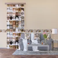 Dekorativní závěs Kočky | 140 x 245 cm | FCPL 6567