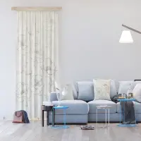 Dekorativní závěs Květiny | 140 x 245 cm | FCPL 6590