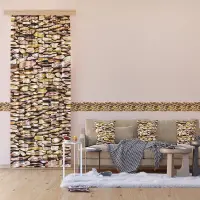 Dekorativní závěs Kameny | 140 x 245 cm | FCPL 6591