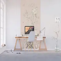 Vliesová fototapeta na zed' Pastelové květy | 150 x 270 cm | FT2P 2555 - 017