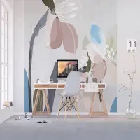 Vliesová fototapeta na zed' Malované květy | 300 x 270 cm | FT4P 5711 - 016