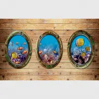 Vliesová fototapeta na zed' Mořský svět | 202 x 90 cm | FTNH 2755