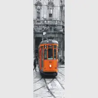 Vliesová fototapeta na zed' Retro tramvaj | 202 x 90 cm | FTNV 2882