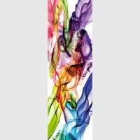 Vliesová fototapeta na zed' Tekoucí barevný kouř | 202 x 90 cm | FTNV 2951