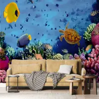 Vliesová fototapeta na zed' Mořský svět | 375 x 270 cm | FTNXXL 0375