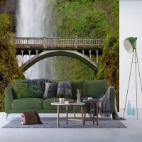 Vliesová fototapeta na zed' Most přes Multonomah Falls | 375 x 270 cm | FTNXXL 0476