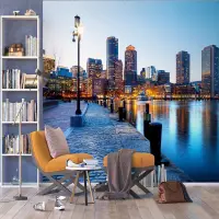 Vliesová fototapeta na zed' Nábřeží ve městě | 375 x 270 cm | FTNXXL 1123